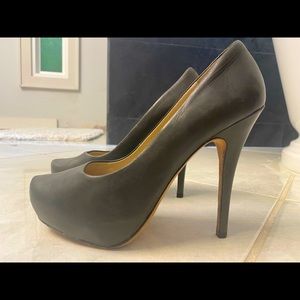 Jean Michel Cazabat , grey heels . Size 6.5